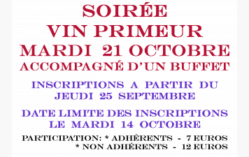 Soirée Vin Primeur